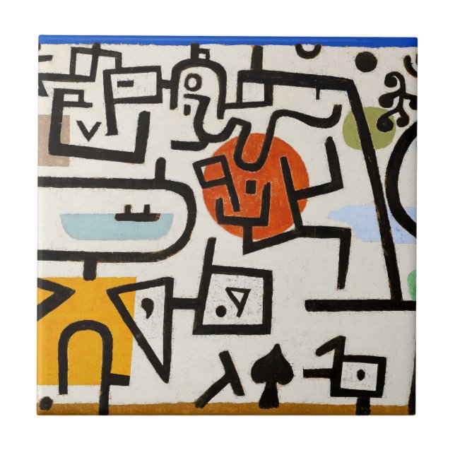 KERAMIK TITEL: PAUL KLEE FLIESE (Vorderseite)