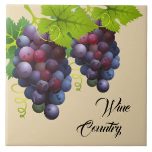 Keramik Trauben Fliese