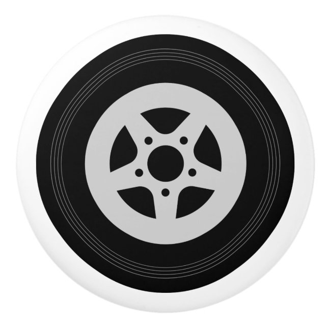 Keramik- und Schubknöpfe für den Reifen Keramikknauf (Vorderseite)