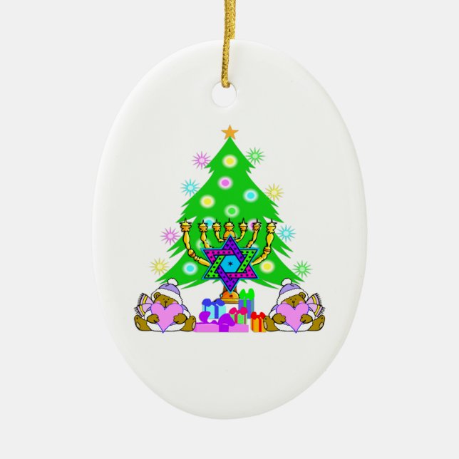 Keramik Verspieltes Val Corippo Ornament (Vorne)