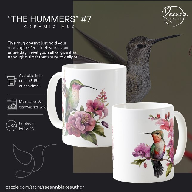Keramik von Hummingvögeln Tasse (Von Creator hochgeladen)
