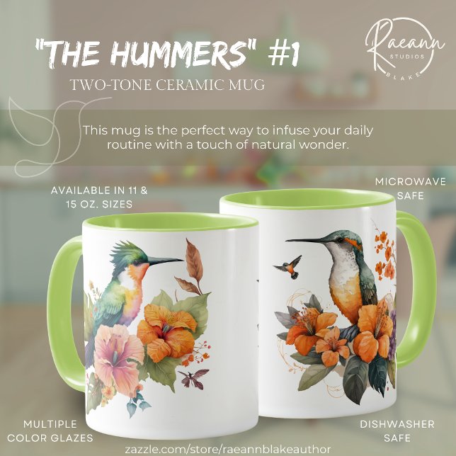Keramik von Hummingvögeln Tasse (Von Creator hochgeladen)