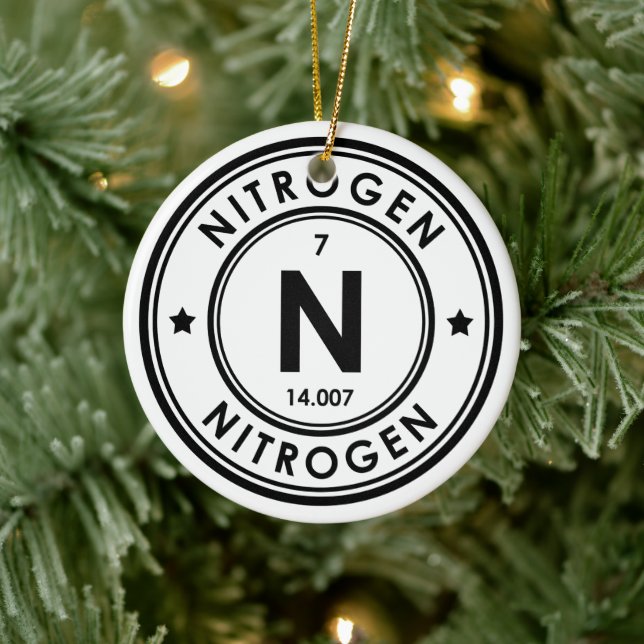 Keramik von Stickstoffelementen Ornament (Baum)