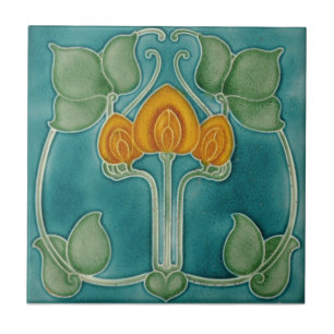 Keramik Wandfliesen - Jugendstil-Tile Fliese