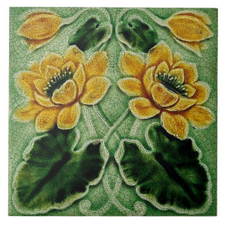 Keramik-Wandfliesen-Kamin im Jugendstil Fliese