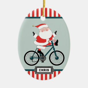 Keramik-Weihnachtsdekoration für Radfahrer als Ges Keramik Ornament