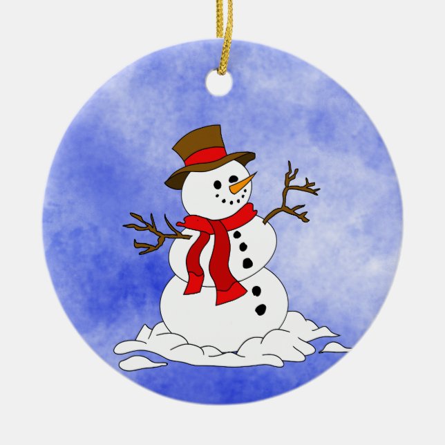 Keramik Weihnachtsschmuck (Vorne)