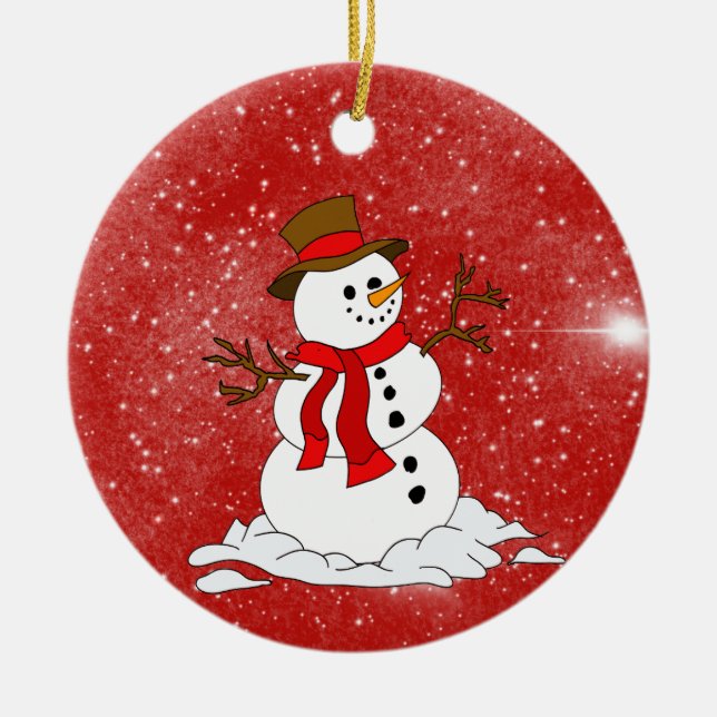 Keramik Weihnachtsschmuck (Vorne)