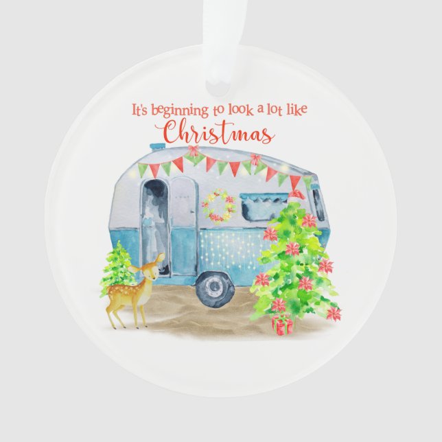 Keramik-Weihnachtsverzierung Ornament (Vorderseite)