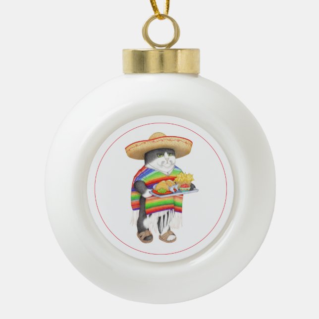 Keramik WENDELITO Kugel-Ornament (Vorderseite)