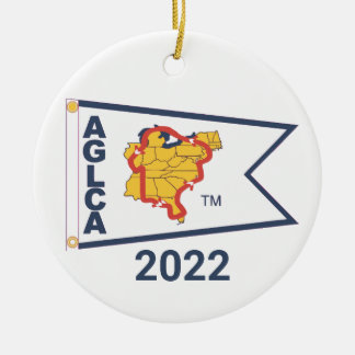 Keramik White Burgee (2022) Ornament