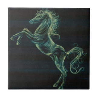 Keramik "Wildes Pferd" Fliese