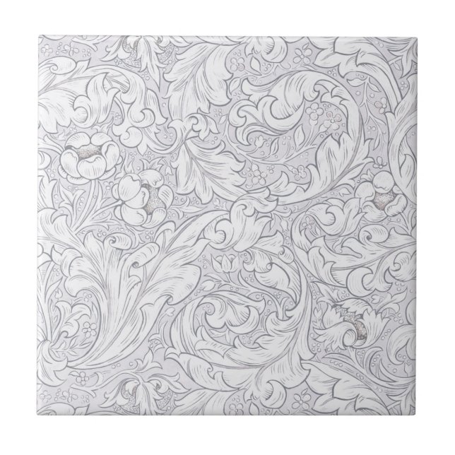 KERAMIK : WILLIAM MORRIS : FLORAL PATTERN FLIESE (Vorderseite)
