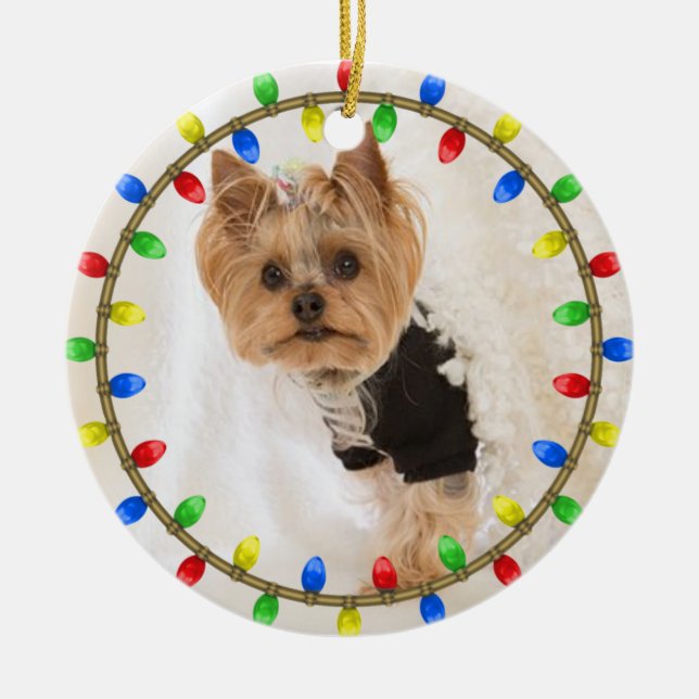 Keramik zur Ornamentierung des Hundes Keramik Ornament (Vorne)