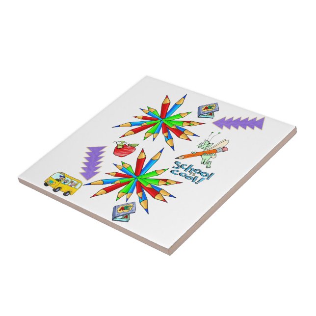 Keramik Zurück zur Schule Cool Fliese (Seite)