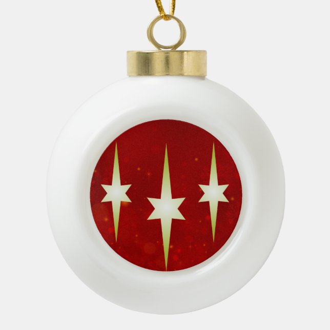 Keramikballornament Keramik Kugel-Ornament (Vorderseite)
