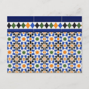 Keramiken aus Granada Postkarte