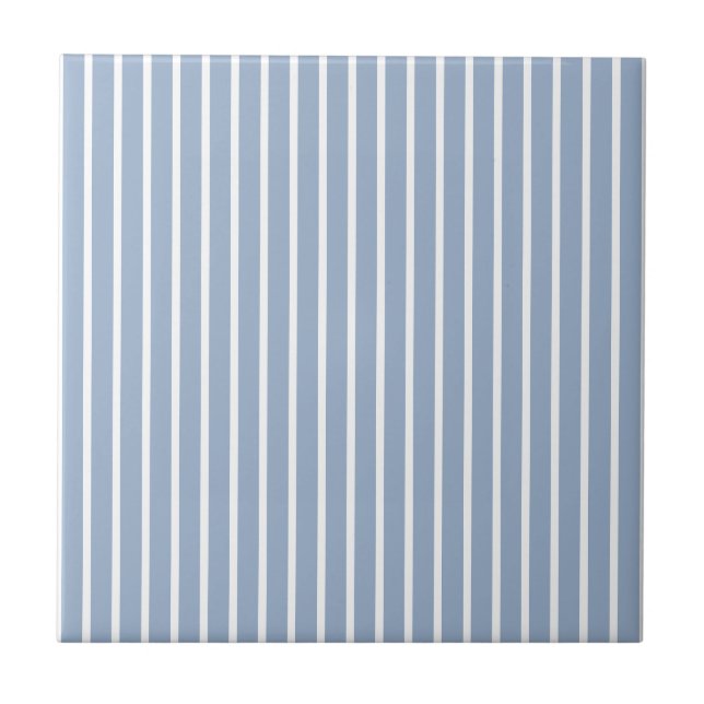 Keramikfliese Blau gestreift (Vorderseite)