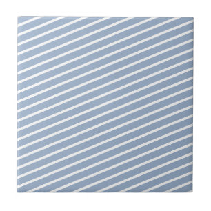 Keramikfliese Blau gestreift