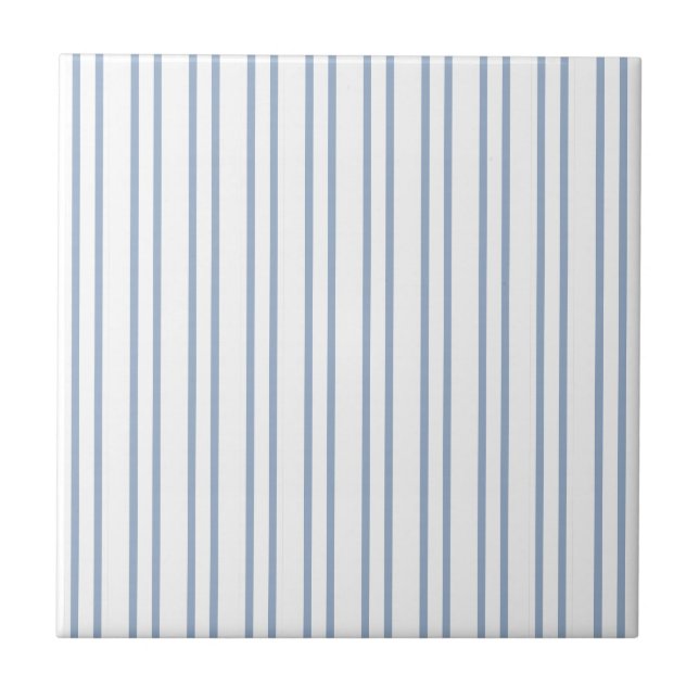 Keramikfliese Blau gestreift (Vorderseite)