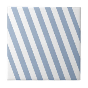 Keramikfliese Blau gestreift