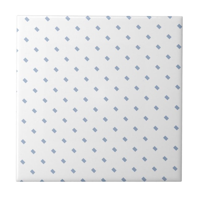 Keramikfliese Blau gestreift quadratisch (Vorderseite)