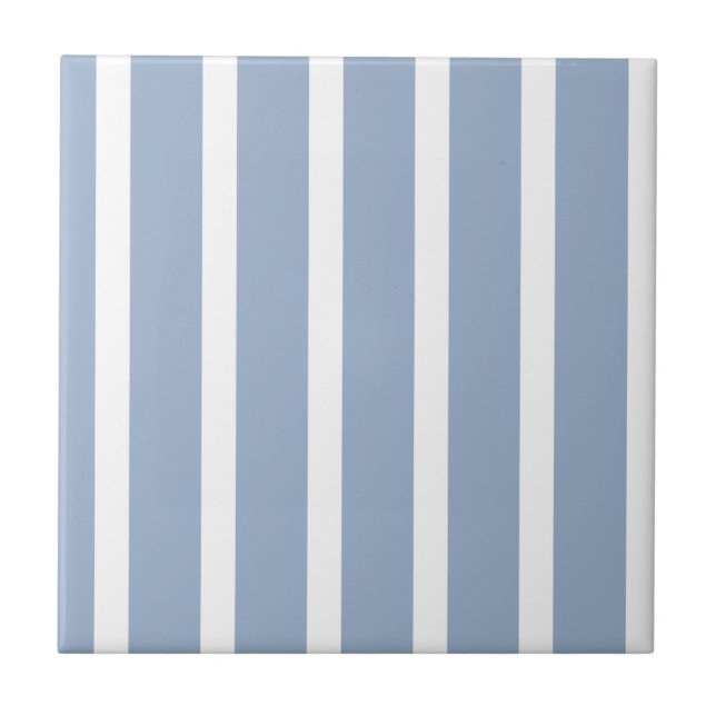 Keramikfliese Blaue Streifen  (Vorderseite)