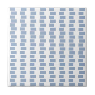 Keramikfliese Blaue Streifen Quadrat