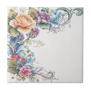 Keramikfliese Blumen Blumen 