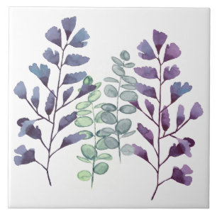 Keramikfliese - Botanische Sammlung Aquarelle
