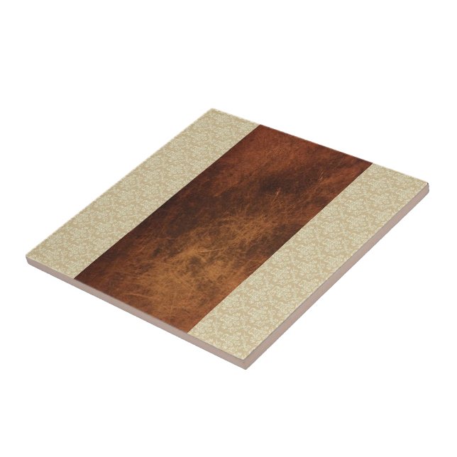 Keramikfliese Braun & Beige  (Seite)