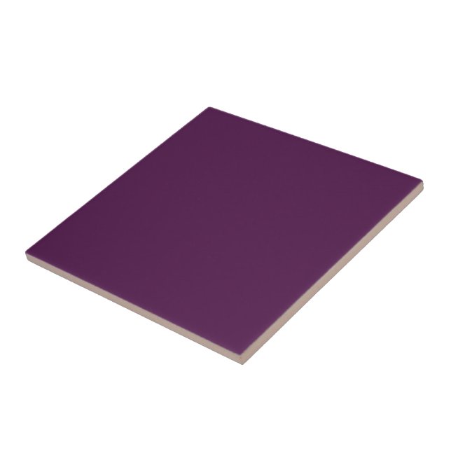 Keramikfliese Dunkelviolett Quadrat (Seite)