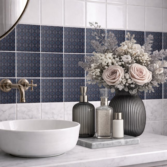 Keramikfliese, „Inky Imprints“ Fliese (Von Creator hochgeladen)