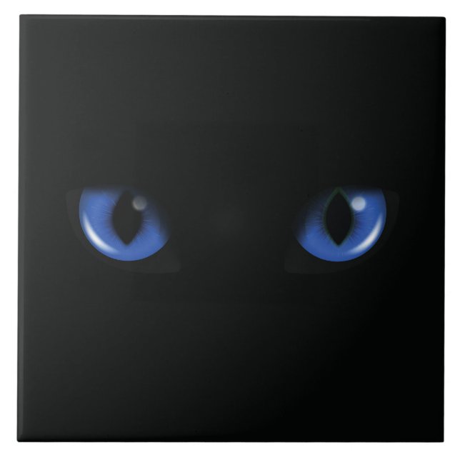 Keramikfliese Katzenaugen (Vorderseite)