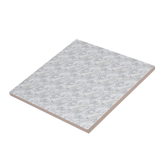 Keramikfliese Marmor-Imitation Grau Weiß Quadratis (Seite)