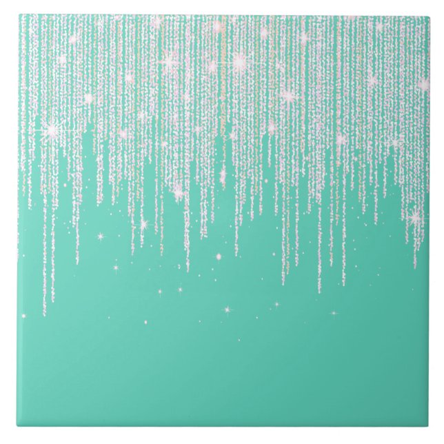 Keramikfliese mit Glitzereffekt (Vorderseite)
