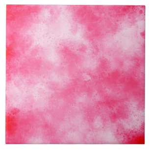 Keramikfliese mit rosa Wolkeneffekt