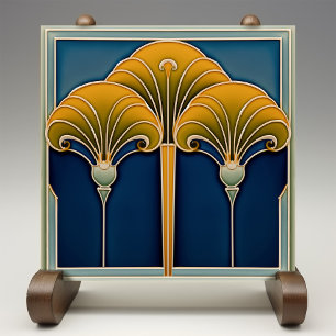 Keramikfliese mit Vintage-Ventilator-Motiv