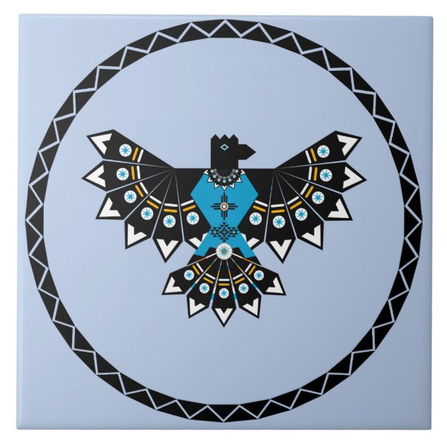 Keramikfliese Native Eagle (Vorderseite)