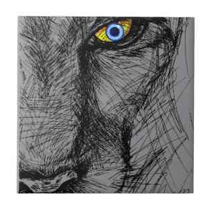 Keramikfliese Tiger's Gaze