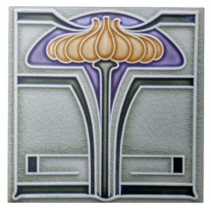 Keramikfliesen - Art Nouveau Florale Wandfliese Fliese