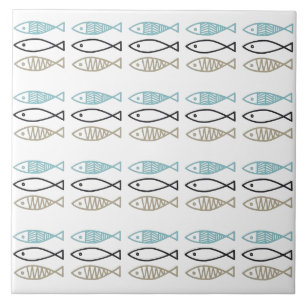 Keramikfliesen - Skandinavischer Fisch Fliese