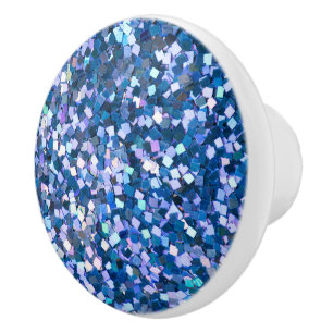 Keramikknopf Midnight Confetti Shimmer Keramikknauf