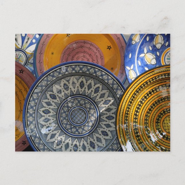 Keramikplatten Postkarte (Vorderseite)