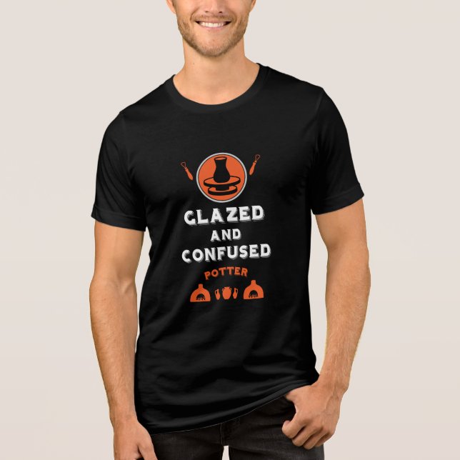 Keramikstudio-Töpfer Tri-Blend Shirt (Vorderseite)