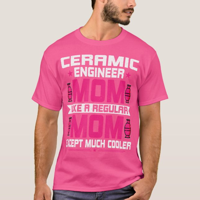 Keramiktechnik-Mutter Lustige Keramiktechnik  T-Shirt (Vorderseite)