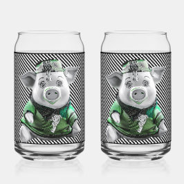 Keramisches Sparschwein Glas