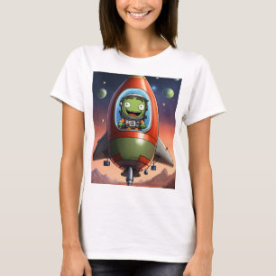 "Kerbal Riding Space Rocket T - Shirt - Adventure