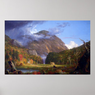 Kerbe des Weißen Berges von Thomas Cole Poster