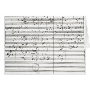 Kerbe für die 3. Bewegung der 5. Symphonie